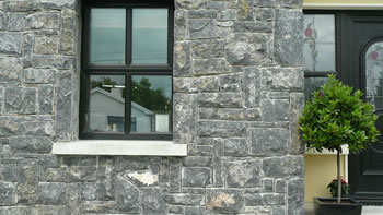 Dark Limestone. Cladding