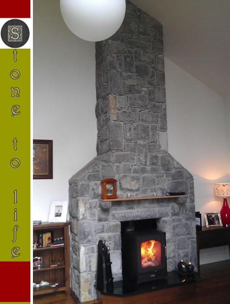 Fireplace.2 Stone Limestone Fireplace