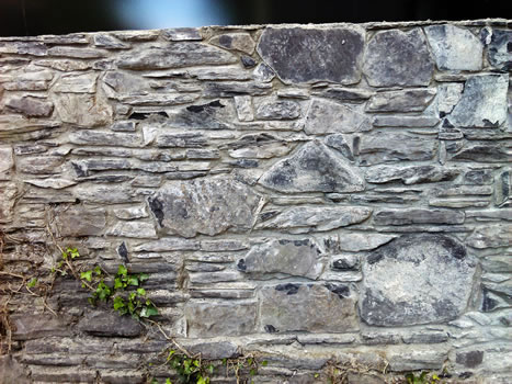 Restoration Lime Mortar. Stone Wall. Ranelagh